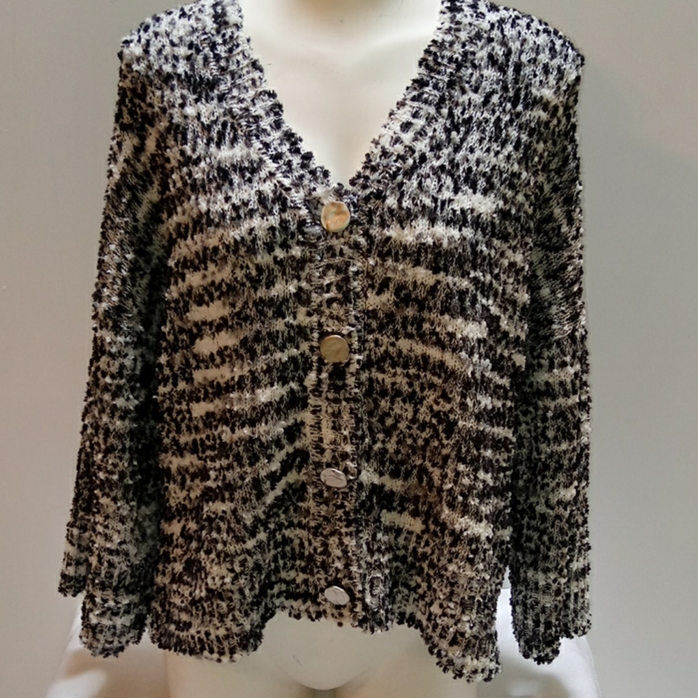 Marc New York multi knit cardigan sweater